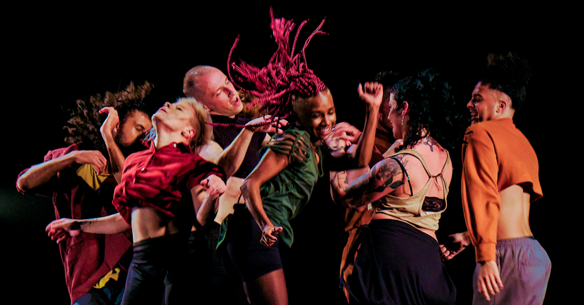 Group of people dancing